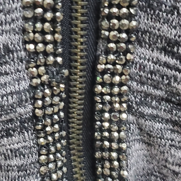 Juicy Couture Space Dye Embellished Zip Up Hoodie Jacket - Picture 11 of 11